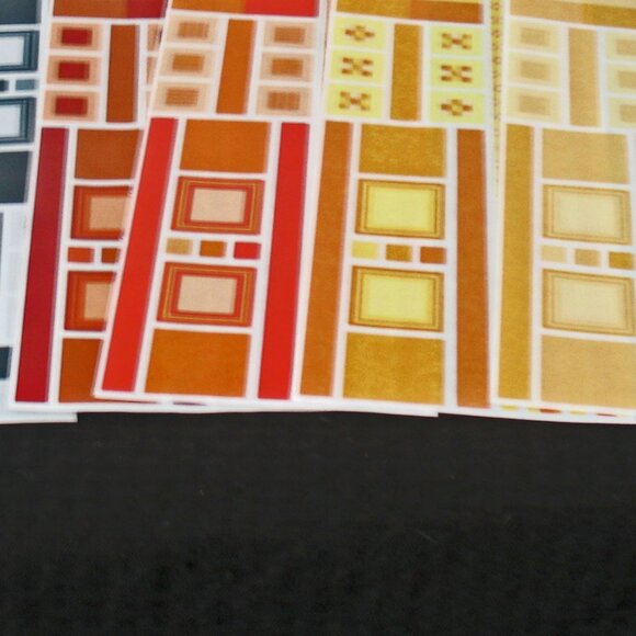 Jumbo Great Length Stickers, 2 pkg Gr Length Neutrals- Black & Brown 1 pkg Gr Le - Picture 3 of 3